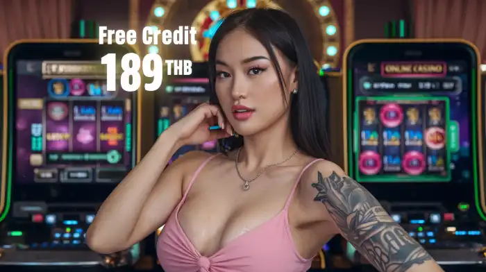 สาวเอเชียสวยเซ็กซี่กับโปรโมชั่นเครดิตฟรีสำหรับสมาชิกใหม่ที่ Wink123Plus